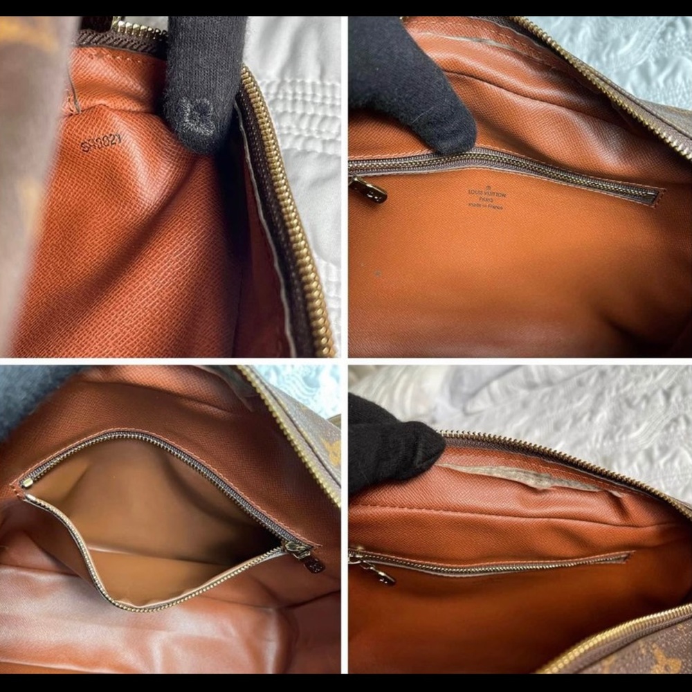 Louis Vuitton Monogram Canvas Crossbody Bag in Brown and Tan - Picture 9 of 11